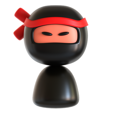 Japanese Ninja  3D Icon