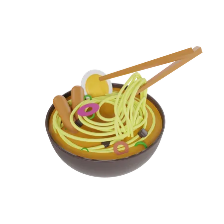 Japanese Noodles  3D Icon