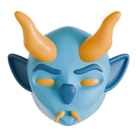 Japanese Oni  3D Icon