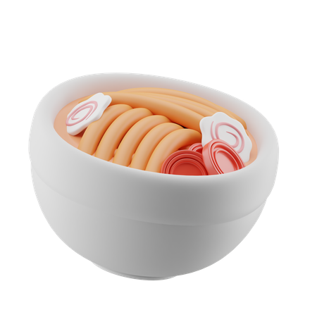 Japanese Ramen Noodle  3D Icon