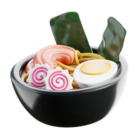 Japanese Ramen Noodle  3D Icon