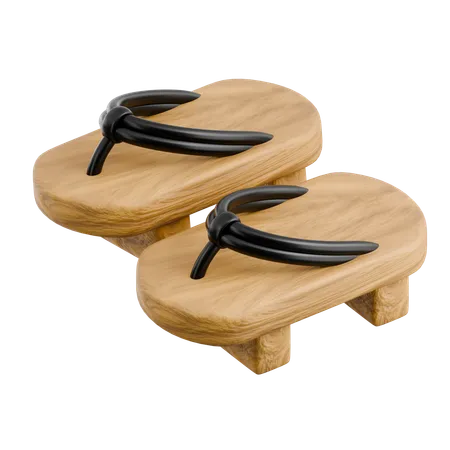 Japanese Sandal  3D Icon