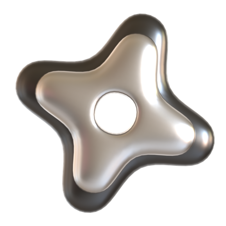 Japanese Shuriken  3D Icon