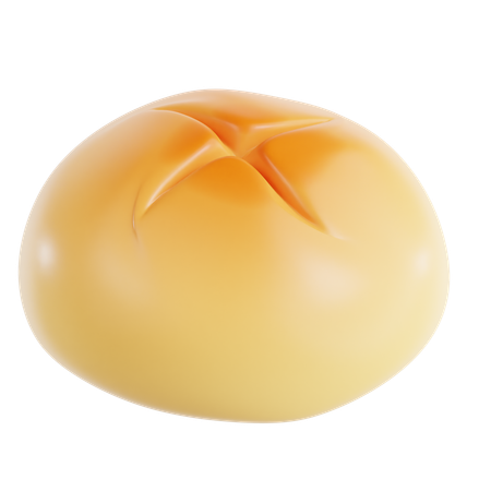 Japanese Steamed Bun  3D Icon