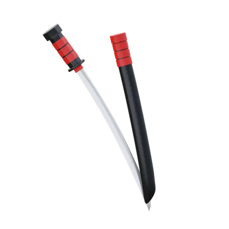 Japanese Sword  3D Icon