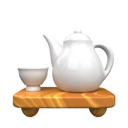 Japanese Tea Pot  3D Icon