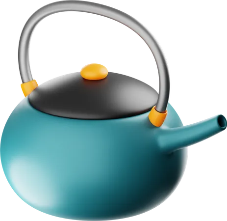 Japanese Teapot  3D Icon