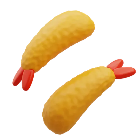 Japanese Tempura  3D Icon