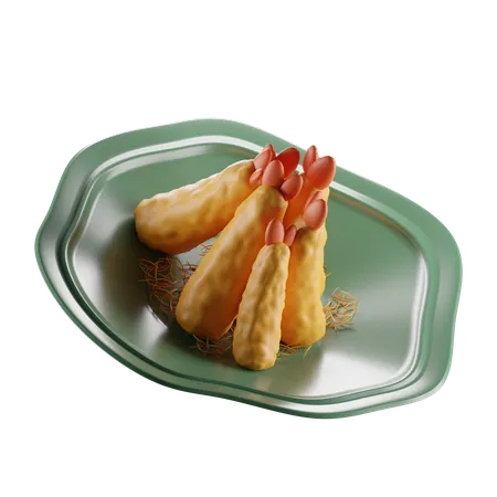 Japanese Tempura  3D Icon