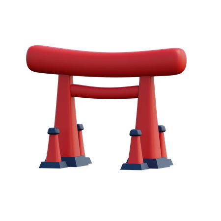 Japanese Torii Gate  3D Icon