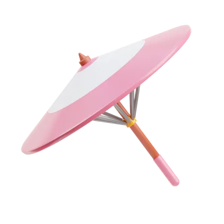 Japanese Umbrella  3D Icon