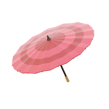 Japanese Umbrella  3D Icon