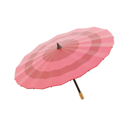 Japanese Umbrella  3D Icon