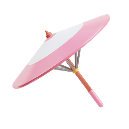 Japanese Umbrella  3D Icon