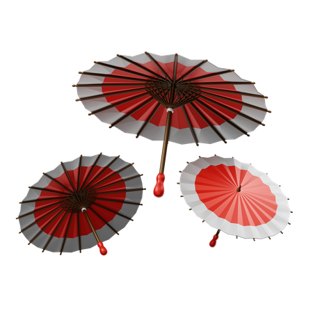 Japanese Wagasa  3D Icon