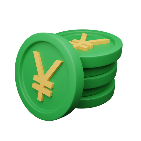 Japanese yen  3D Icon