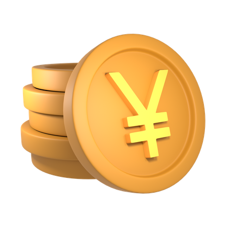 Japanese yen  3D Icon