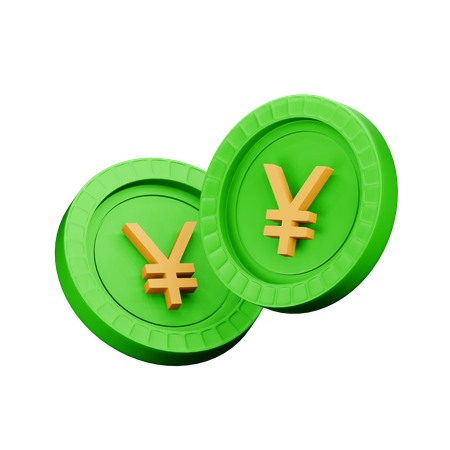 Japanese yen  3D Icon