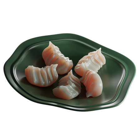 Japanisches Gyoza  3D Icon