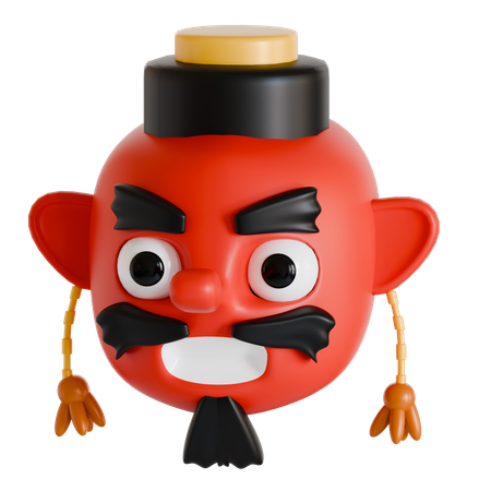 Japanischer Tengu  3D Icon