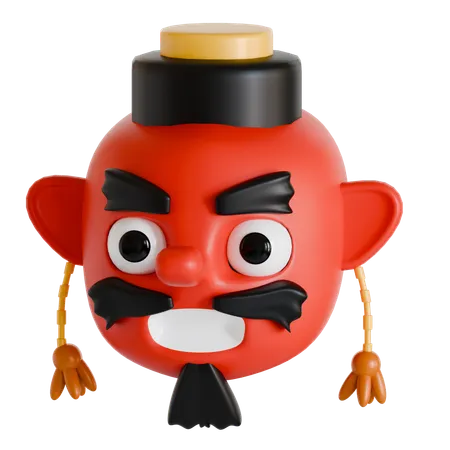 Japanischer Tengu  3D Icon