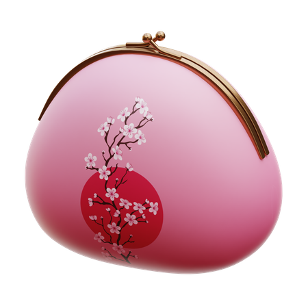 Japanische Geldbörse  3D Icon