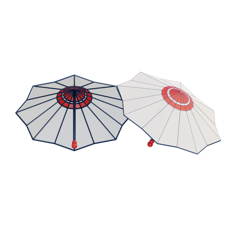 Japanische Wagasa  3D Icon