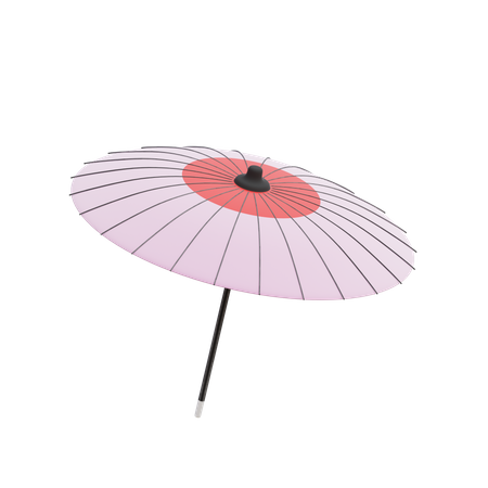 Japanische Wagasa  3D Icon