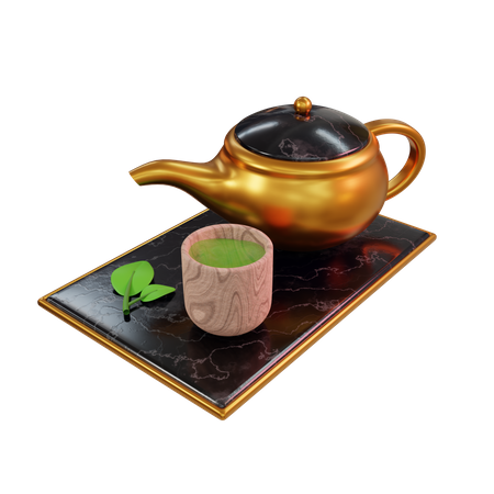 Japanischer Tee  3D Icon
