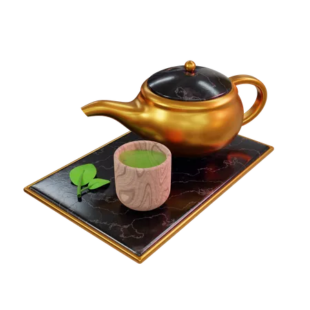 Japanischer Tee  3D Icon