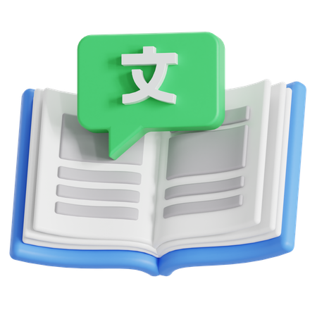 Japanisches Buch  3D Icon