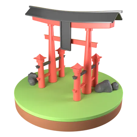 Japão  3D Icon