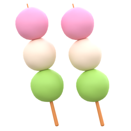 Dango japonais  3D Icon