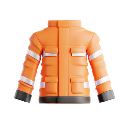 Jaqueta de bombeiro  3D Icon