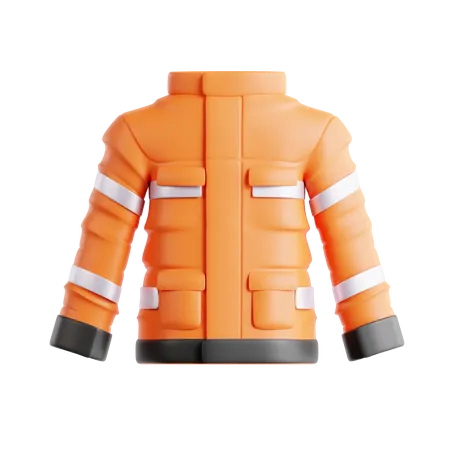 Jaqueta de bombeiro  3D Icon