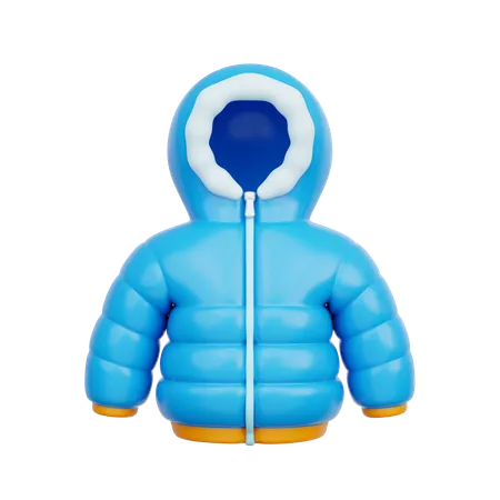 Jaqueta de inverno  3D Icon