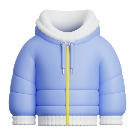 Jaqueta de inverno  3D Icon