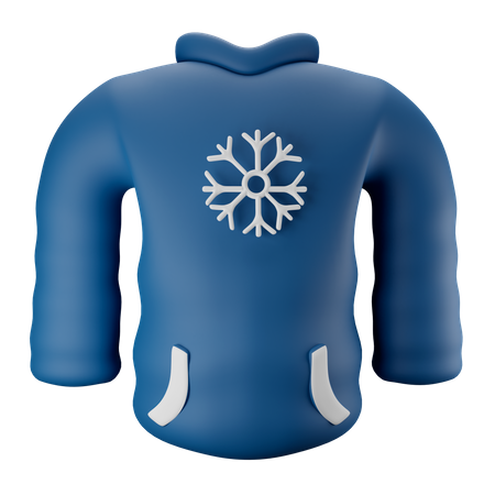 Jaqueta de inverno  3D Illustration
