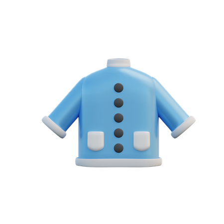 Jaqueta de inverno  3D Illustration