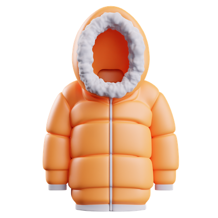 Jaqueta de inverno  3D Icon