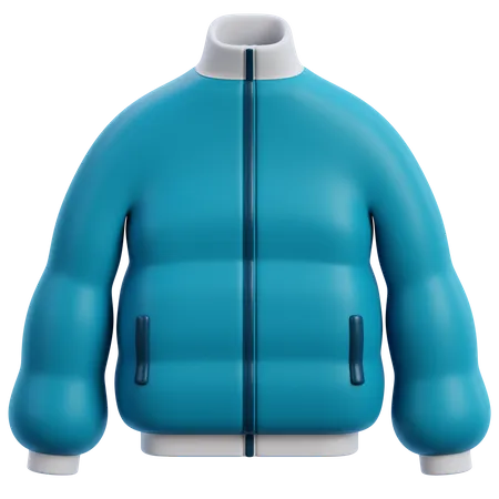 Jaqueta de inverno  3D Icon