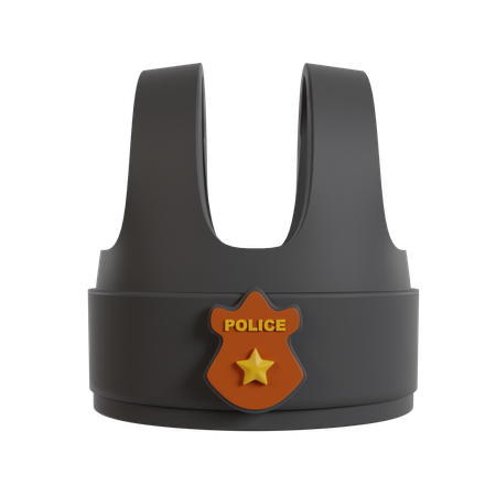 Jaqueta policial  3D Icon