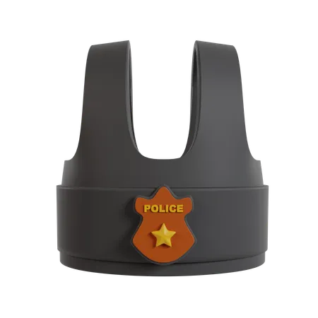 Jaqueta policial  3D Icon