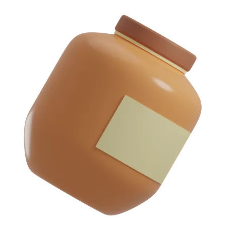 Jar  3D Illustration