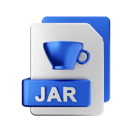 JAR-Datei  3D Illustration
