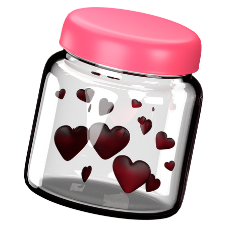 Jar Love  3D Icon