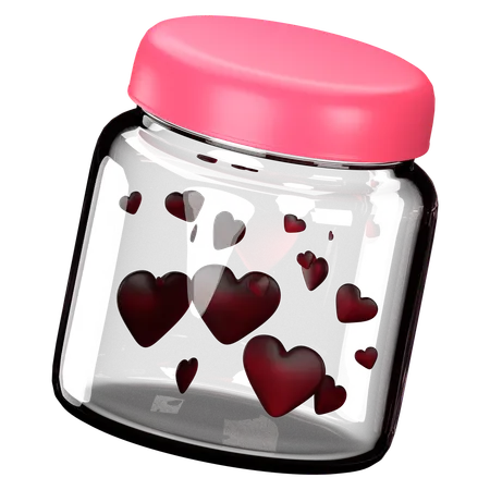 Jar Love  3D Icon