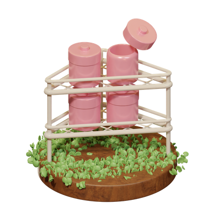 Jar Rack  3D Icon