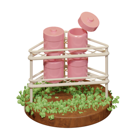 Jar Rack  3D Icon