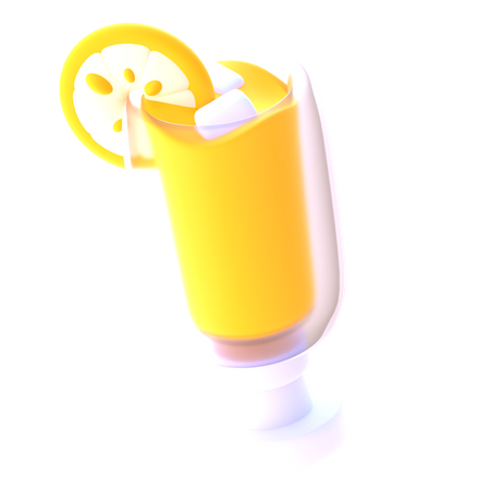 Jarabe de naranja  3D Icon